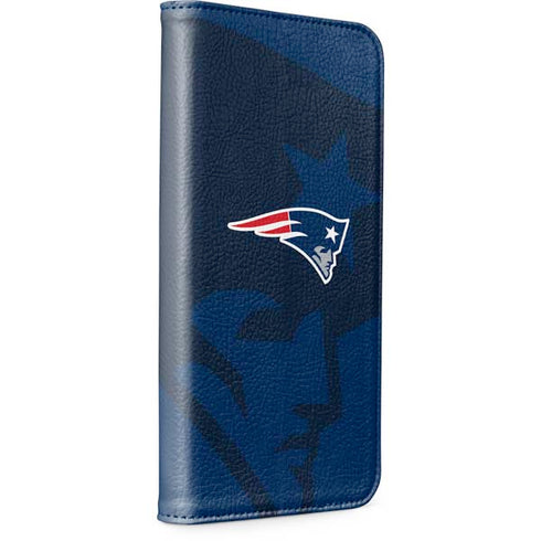 NFL New England Patriots Double Vision iPhone 15 Plus Folio Case