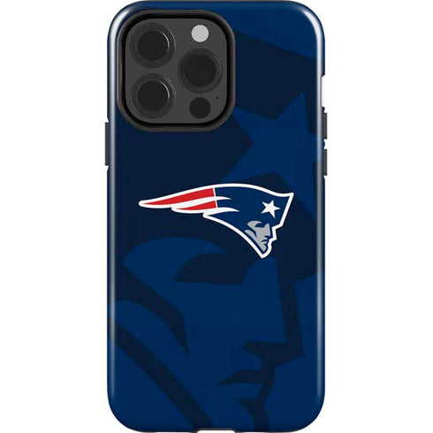 NFL New England Patriots Double Vision iPhone 15 Pro Impact Case