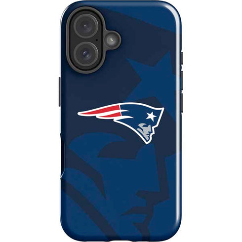 NFL New England Patriots Double Vision iPhone 16 Plus Impact Case