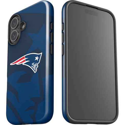 NFL New England Patriots Double Vision iPhone 16 Plus Impact Case