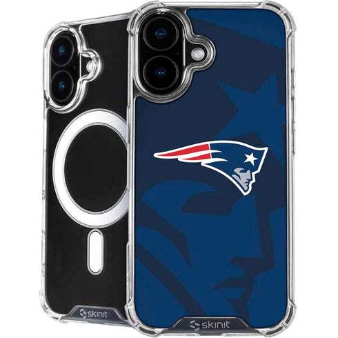 NFL New England Patriots Double Vision iPhone 16 Plus MagSafe Case