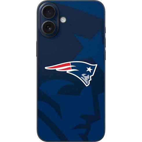 NFL New England Patriots Double Vision iPhone 16 Plus Skin