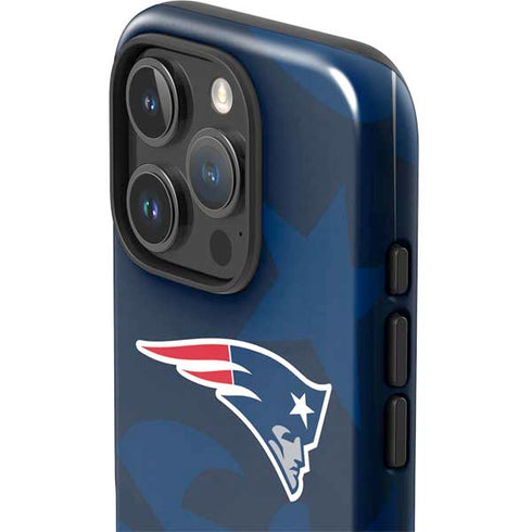 NFL New England Patriots Double Vision iPhone 16 Pro Max Impact Case