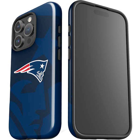 NFL New England Patriots Double Vision iPhone 16 Pro Max Impact Case
