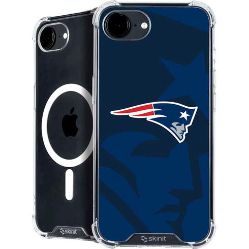 NFL New England Patriots Double Vision iPhone 16e MagSafe Case