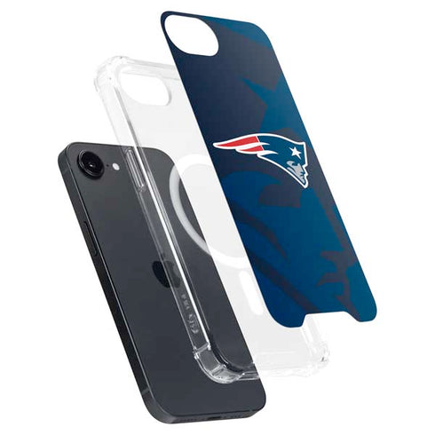 NFL New England Patriots Double Vision iPhone 16e MagSafe Case