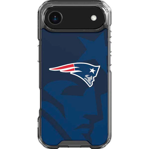 NFL New England Patriots Double Vision iPhone 17 Air Clear Case
