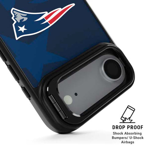 NFL New England Patriots Double Vision iPhone 17 Air Kickstand Case