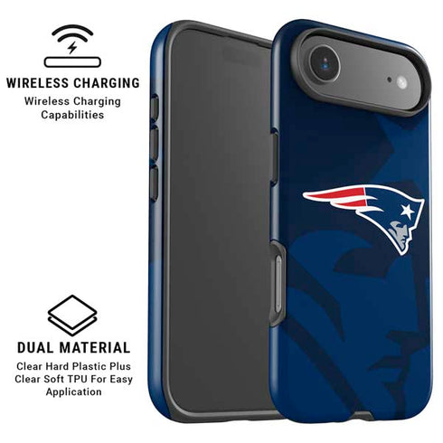 NFL New England Patriots Double Vision iPhone 17 Air Magsafe Impact Case