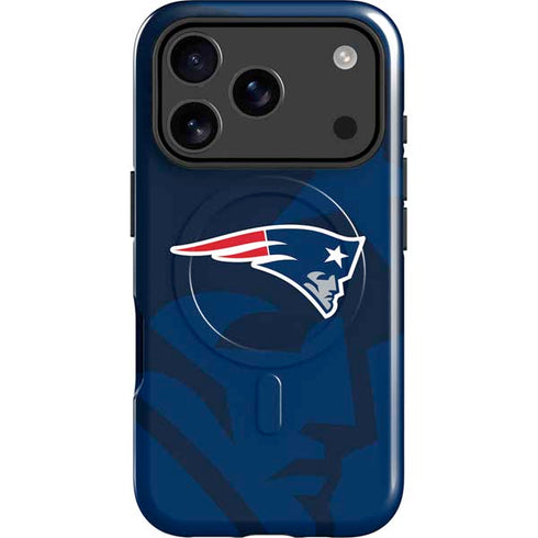 NFL New England Patriots Double Vision iPhone 17 Pro Magsafe Impact Case