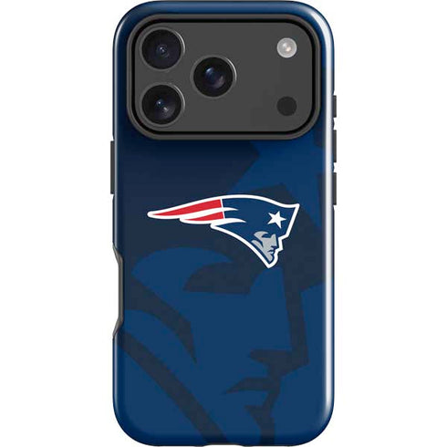 NFL New England Patriots Double Vision iPhone 17 Pro Max Impact Case