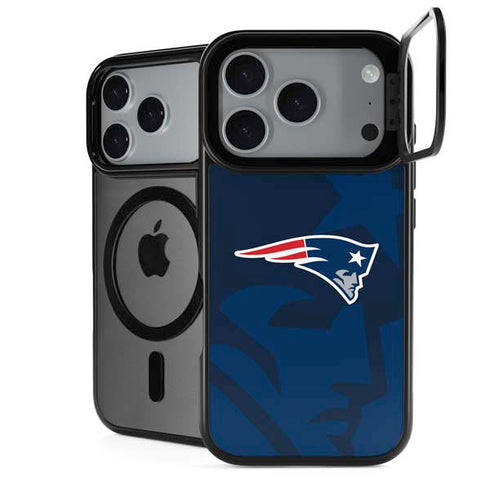 NFL New England Patriots Double Vision iPhone 17 Pro Max Kickstand Case