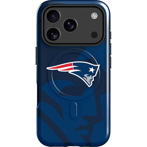 NFL New England Patriots Double Vision iPhone 17 Pro Max Magsafe Impact Case
