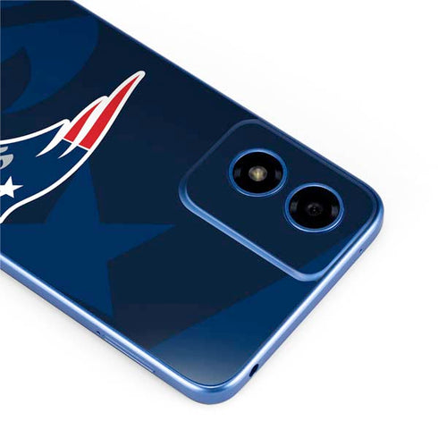 NFL New England Patriots Double Vision Moto G Play 4G (2024) Skin