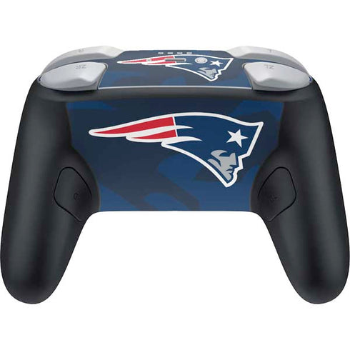 NFL New England Patriots Double Vision Nintendo Switch 2 (2025) Pro Controller Skin