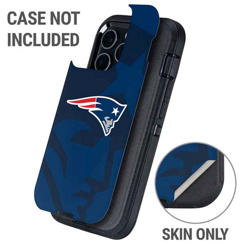 NFL New England Patriots Double Vision Otterbox Defender iPhone Skin