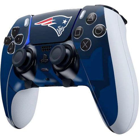 NFL New England Patriots Double Vision PS5 DualSense Edge Pro Controller Skin