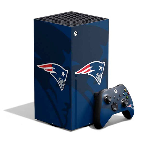 NFL New England Patriots Double Vision XBox Series X Digital Edition Bundle Skin