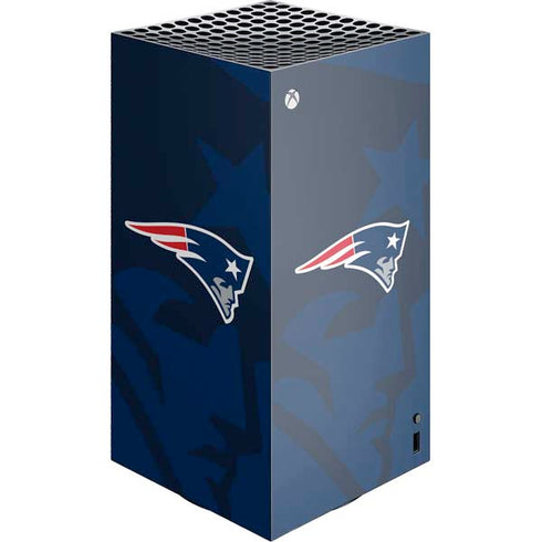 NFL New England Patriots Double Vision XBox Series X Digital Edition Console Skin