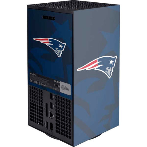 NFL New England Patriots Double Vision XBox Series X Digital Edition Console Skin