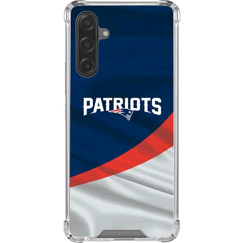 NFL New England Patriots Galaxy A17 Clear Case