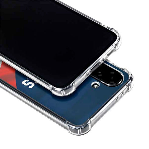 NFL New England Patriots Galaxy A36 5G Clear Case