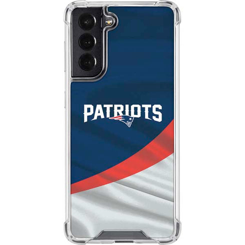 NFL New England Patriots Galaxy S22 Clear Case