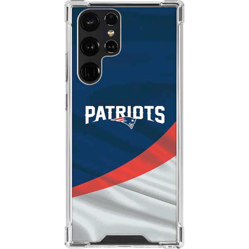 NFL New England Patriots Galaxy S23 Ultra Clear Case