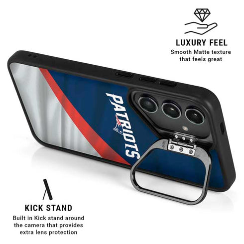 NFL New England Patriots Galaxy S25 Plus Kickstand Case