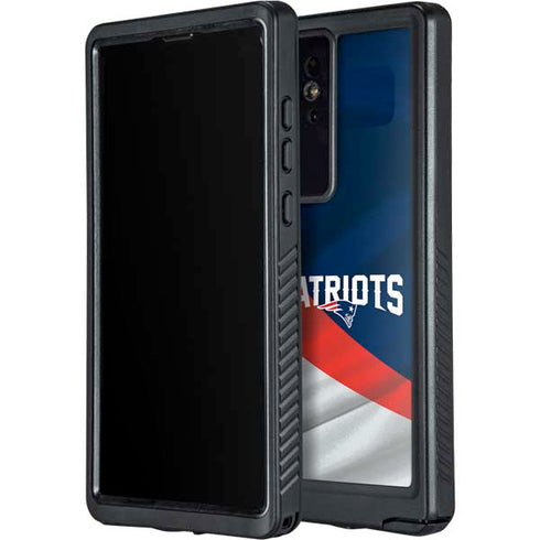 NFL New England Patriots Galaxy S24 Ultra Waterproof Case