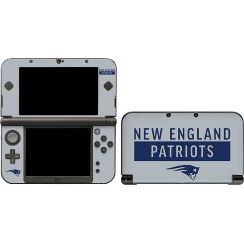 NFL New England Patriots Grey Performance Series Nintendo Skins