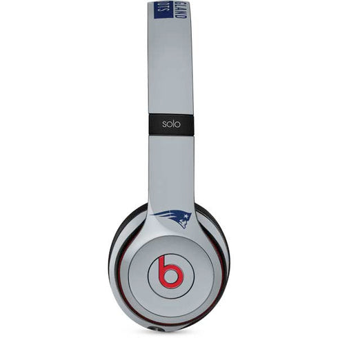 NFL New England Patriots Grey Performance Series Beats Solo 3 Wireless Skin