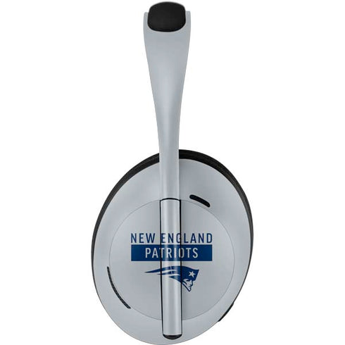NFL New England Patriots Grey Performance Series Bose Noise Cancelling Headphones 700 Skin