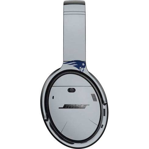 NFL New England Patriots Grey Performance Series Bose QuietComfort 35 Headphones Skin