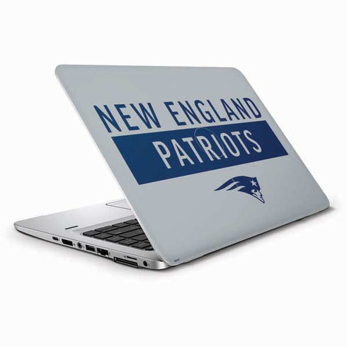 NFL New England Patriots Grey Performance Series HP Elitebook Skin