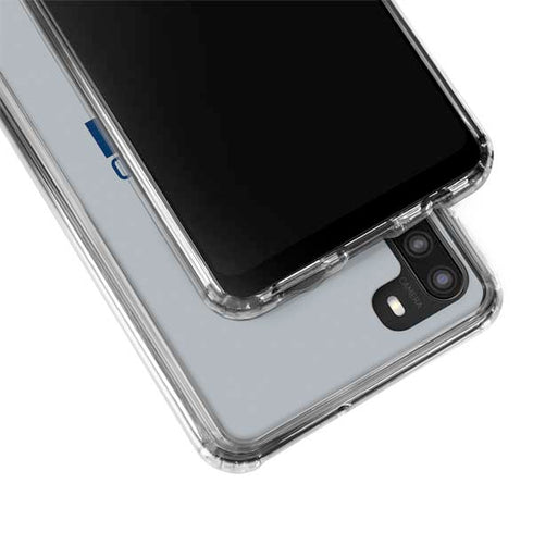 NFL New England Patriots Grey Performance Series Galaxy A21 Clear Case