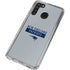 NFL New England Patriots Grey Performance Series Galaxy A21 Clear Case