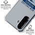 NFL New England Patriots Grey Performance Series Galaxy A36 5G Clear Case