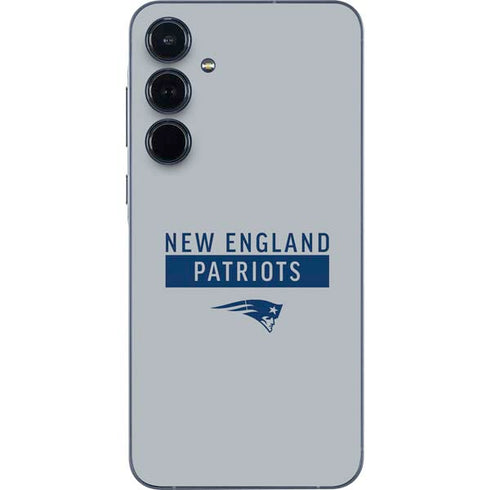 NFL New England Patriots Grey Performance Series Galaxy A36 5G Skin