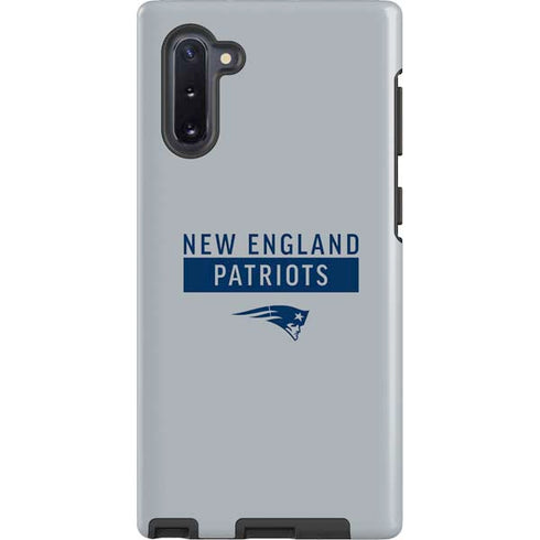 NFL New England Patriots Grey Performance Series Galaxy Note 10 Pro Case