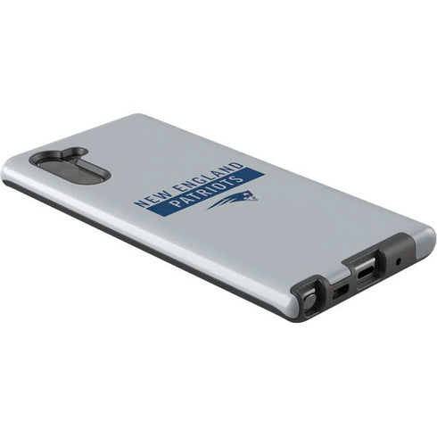 NFL New England Patriots Grey Performance Series Galaxy Note 10 Pro Case