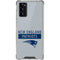 NFL New England Patriots Grey Performance Series Galaxy Note20 5G Clear Case