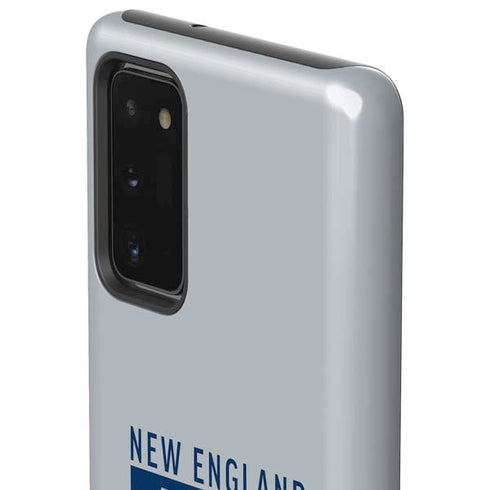 NFL New England Patriots Grey Performance Series Galaxy Note20 5G Pro Case