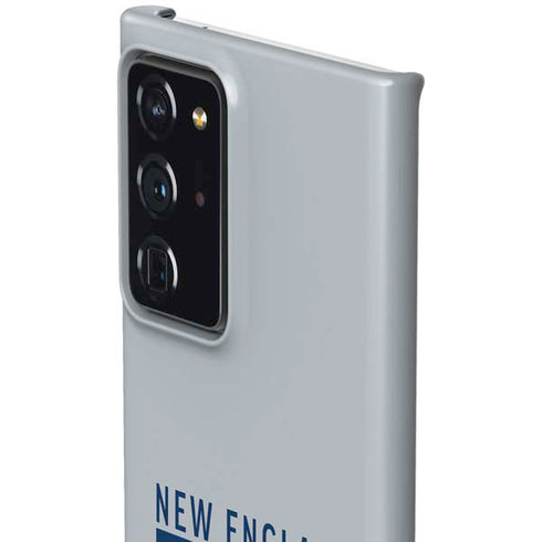 NFL New England Patriots Grey Performance Series Galaxy Note20 Ultra 5G Lite Case