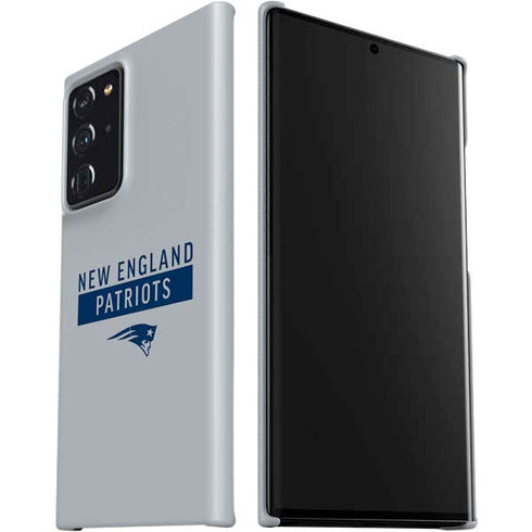 NFL New England Patriots Grey Performance Series Galaxy Note20 Ultra 5G Lite Case