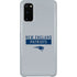 NFL New England Patriots Grey Performance Series Galaxy S20 Lite Case
