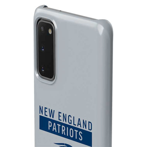 NFL New England Patriots Grey Performance Series Galaxy S20 Lite Case