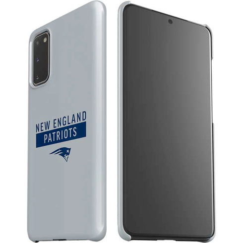 NFL New England Patriots Grey Performance Series Galaxy S20 Lite Case
