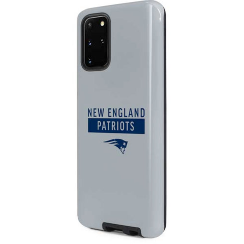 NFL New England Patriots Grey Performance Series Galaxy S20 Plus Pro Case