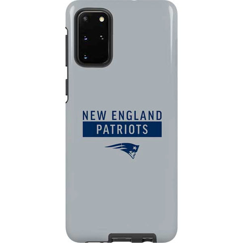 NFL New England Patriots Grey Performance Series Galaxy S20 Plus Pro Case